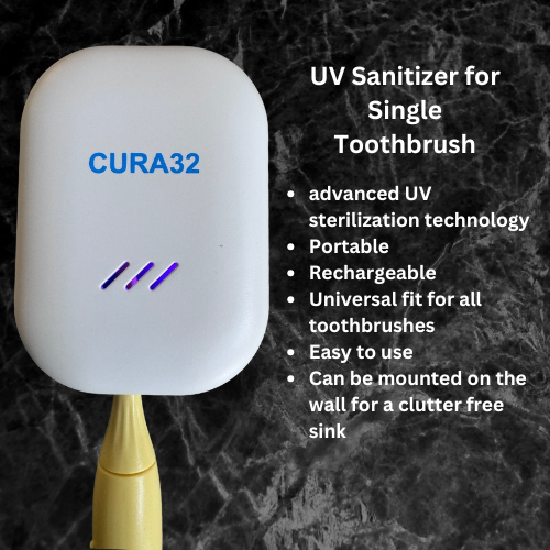 Portable UV Toothbrush Sanitizer